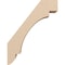 Ekena Millwork 5-inch W x 14-inch D x 18-inch H Aspen Rough Cedar Woodgrain TimberThane Knee Brace, Primed BRCUR05X14X18ASPRCPR - alternate 4